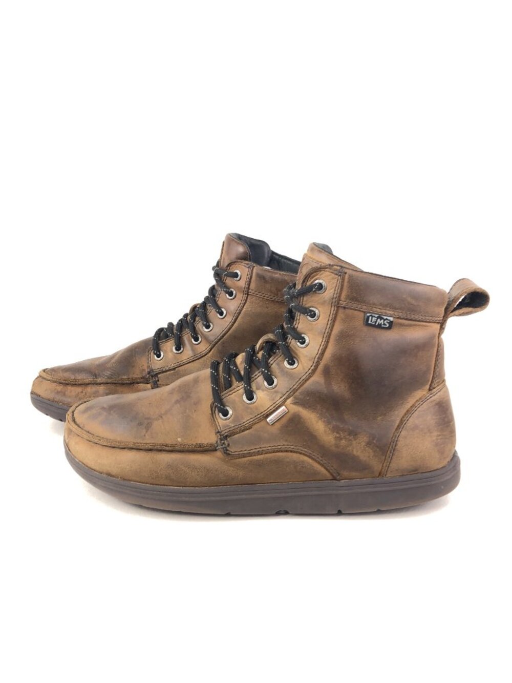 Lems Boulder Leather Minimalist Hiking Boots 13 - Picture 2 of 14